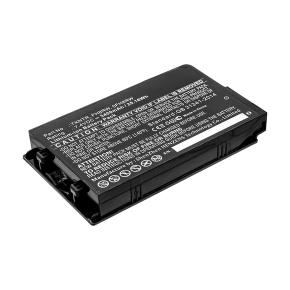 Batteries N Accessories BNA-WB-L10662 Laptop Battery - Li-ion, 7.4V, 3400mAh, Ultra High Capacity - Replacement for Dell 7XNTR Battery