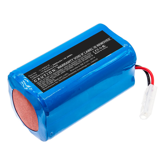 Batteries N Accessories BNA-WB-L15427 Vacuum Cleaner Battery - Li-ion, 14.8V, 2600mAh, Ultra High Capacity - Replacement for myVacBot Li-026418 Battery