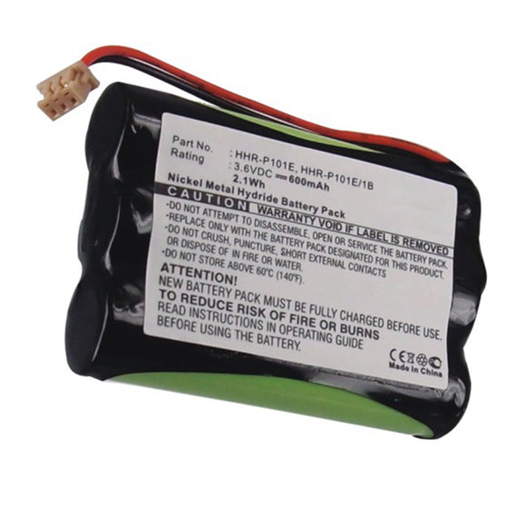 Batteries N Accessories BNA-WB-H16962 Cordless Phone Battery - Ni-MH, 3.6V, 600mAh, Ultra High Capacity - Replacement for Panasonic HHR-P101E Battery