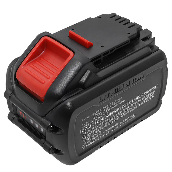 Batteries N Accessories BNA-WB-L18619 Power Tool Battery - Li-ion, 20V, 12000mAh, Ultra High Capacity - Replacement for DeWalt DCB102 Battery