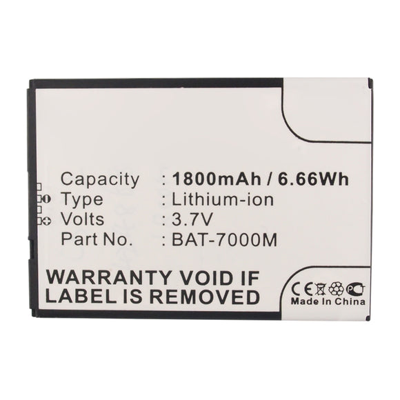 Batteries N Accessories BNA-WB-L14769 Cell Phone Battery - Li-ion, 3.7V, 1800mAh, Ultra High Capacity - Replacement for Pantech BAT-7000M Battery