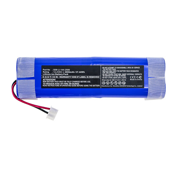 Batteries N Accessories BNA-WB-L16308 Vacuum Cleaner Battery - Li-ion, 14.4V, 2600mAh, Ultra High Capacity - Replacement for Ecovacs S08-LI-144-2500 Battery