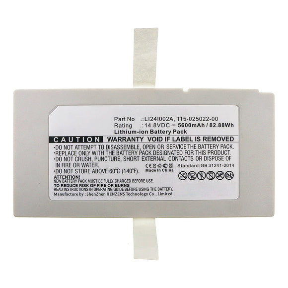 Batteries N Accessories BNA-WB-L15128 Medical Battery - Li-ion, 14.8V, 5600mAh, Ultra High Capacity - Replacement for Mindray 115-025022-00 Battery