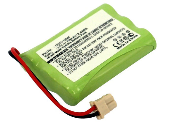 Batteries N Accessories BNA-WB-H10187 Cordless Phone Battery - Ni-MH, 3.6V, 700mAh, Ultra High Capacity - Replacement for Audioline 10245-10544 Battery