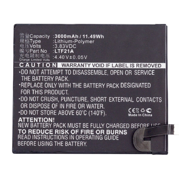 Batteries N Accessories BNA-WB-P3394 Cell Phone Battery - Li-Pol, 3.83V, 3000 mAh, Ultra High Capacity Battery - Replacement for LeEco LTF21A Battery