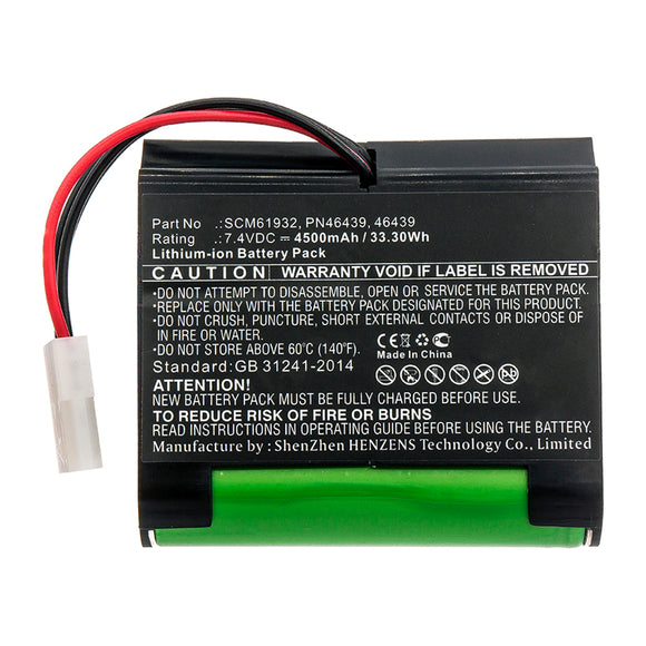Batteries N Accessories BNA-WB-L14342 Vacuum Cleaner Battery - Li-ion, 7.4V, 4500mAh, Ultra High Capacity - Replacement for Vorwerk SCM61932 Battery