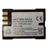 Batteries N Accessories BNA-WB-BLM1 Digital Camera Battery - li-ion, 7.4V, 1850 mAh, Ultra High Capacity Battery - Replacement for Olympus BLM-01 Battery
