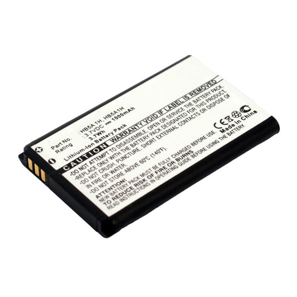 Batteries N Accessories BNA-WB-L13994 Cell Phone Battery - Li-ion, 3.7V, 1000mAh, Ultra High Capacity - Replacement for VODAFONE HB5A1H Battery