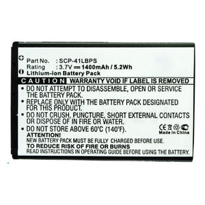 Batteries N Accessories BNA-WB-L12207 Cell Phone Battery - Li-ion, 3.7V, 1400mAh, Ultra High Capacity - Replacement for Kyocera SCP-41LBPS Battery