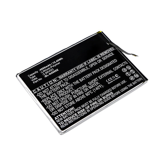 Batteries N Accessories BNA-WB-P11564 Cell Phone Battery - Li-Pol, 3.85V, 4000mAh, Ultra High Capacity - Replacement for GIONEE BL-N4000Z Battery