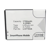 Batteries N Accessories BNA-WB-L11857 Cell Phone Battery - Li-ion, 3.7V, 1700mAh, Ultra High Capacity - Replacement for Hisense LI37163A Battery