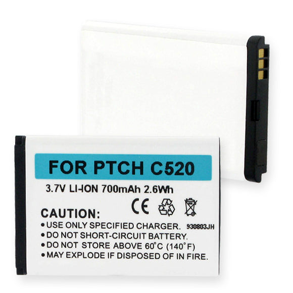 Batteries N Accessories BNA-WB-BLI-1125-.7 Cell Phone Battery - Li-Ion, 3.7V, 700 mAh, Ultra High Capacity Battery - Replacement for Pantech Breeze 520 Battery