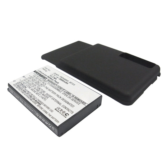 Batteries N Accessories BNA-WB-L16460 Cell Phone Battery - Li-ion, 3.7V, 2800mAh, Ultra High Capacity - Replacement for Motorola BH6X Battery
