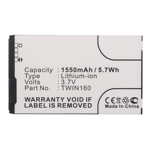 Batteries N Accessories BNA-WB-L15608 Cell Phone Battery - Li-ion, 3.7V, 1550mAh, Ultra High Capacity - Replacement for HTC 35H00121-05M Battery