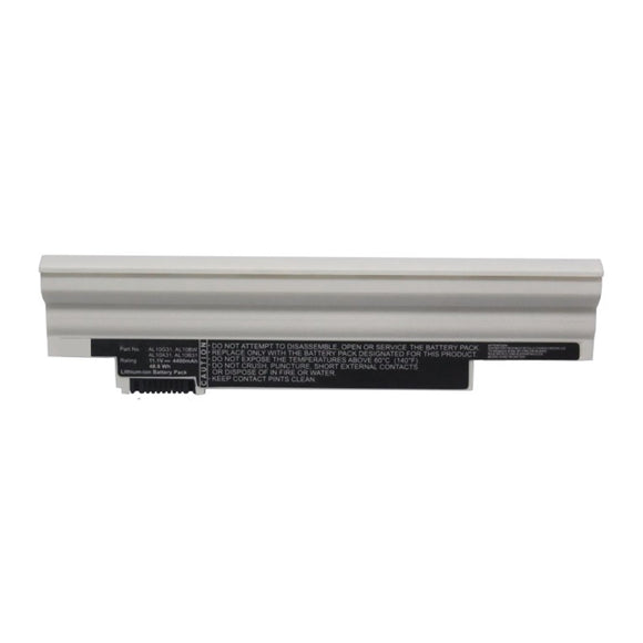Batteries N Accessories BNA-WB-L15783 Laptop Battery - Li-ion, 11.1V, 4400mAh, Ultra High Capacity - Replacement for Acer AL10A31 Battery