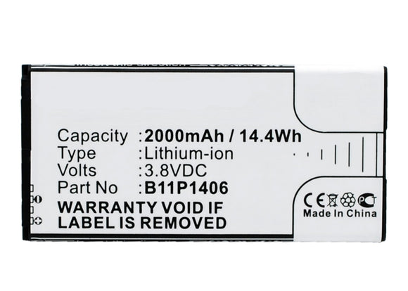Batteries N Accessories BNA-WB-L3088 Cell Phone Battery - Li-Ion, 3.8V, 2000 mAh, Ultra High Capacity Battery - Replacement for Asus 0B200-01110000 Battery