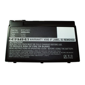 Batteries N Accessories BNA-WB-L15785 Laptop Battery - Li-ion, 14.8V, 4400mAh, Ultra High Capacity - Replacement for Acer BTP-63D1 Battery