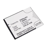 Batteries N Accessories BNA-WB-P14493 Cell Phone Battery - Li-Pol, 3.8V, 2000mAh, Ultra High Capacity - Replacement for Medion CPLD-336 Battery