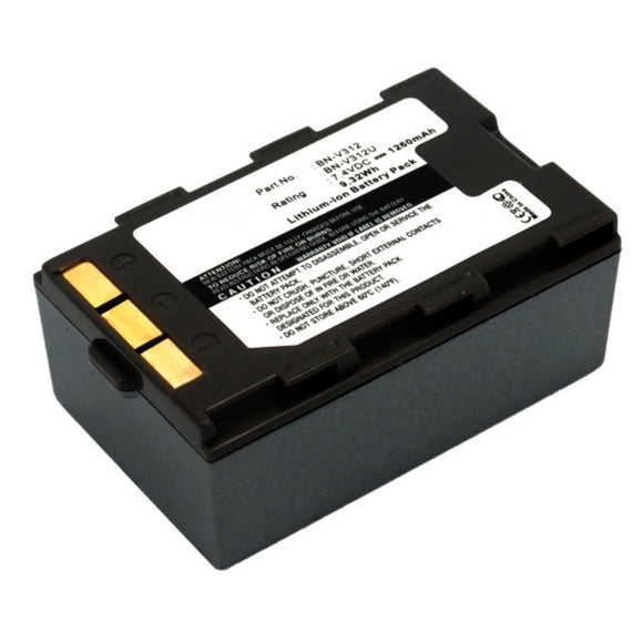 Batteries N Accessories BNA-WB-L8951 Digital Camera Battery - Li-ion, 7.4V, 1260mAh, Ultra High Capacity - Replacement for JVC BN-V306 Battery