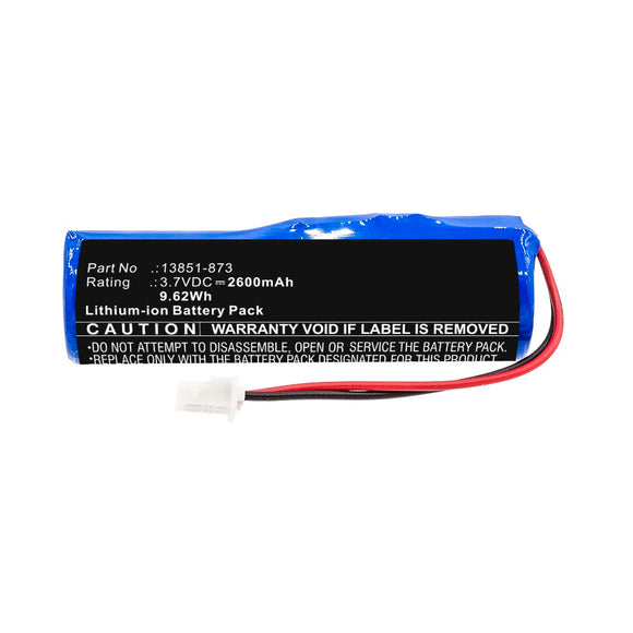 Batteries N Accessories BNA-WB-L13582 Medical Battery - Li-ion, 3.7V, 2600mAh, Ultra High Capacity - Replacement for Reichert 13851-873 Battery