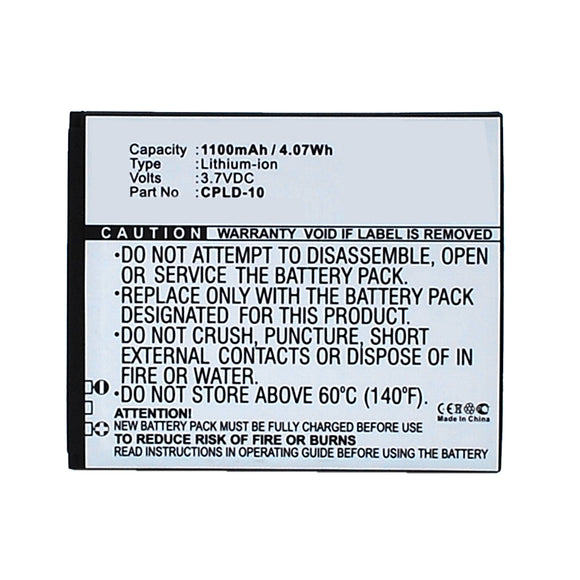 Batteries N Accessories BNA-WB-L10039 Cell Phone Battery - Li-ion, 3.7V, 1100mAh, Ultra High Capacity - Replacement for Coolpad CPLD-10 Battery