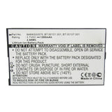 Batteries N Accessories BNA-WB-L15480 Cell Phone Battery - Li-ion, 3.7V, 1260mAh, Ultra High Capacity - Replacement for Acer 848WS00575 Battery
