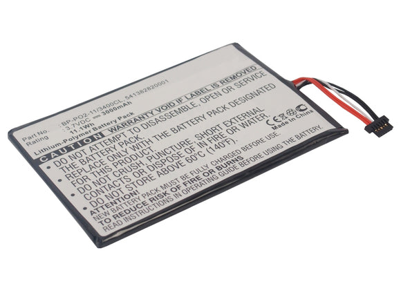 Batteries N Accessories BNA-WB-P7195 E Book E Reader Battery - Li-Pol, 3.7V, 3000 mAh, Ultra High Capacity Battery - Replacement for Pandigital 541382820001 Battery