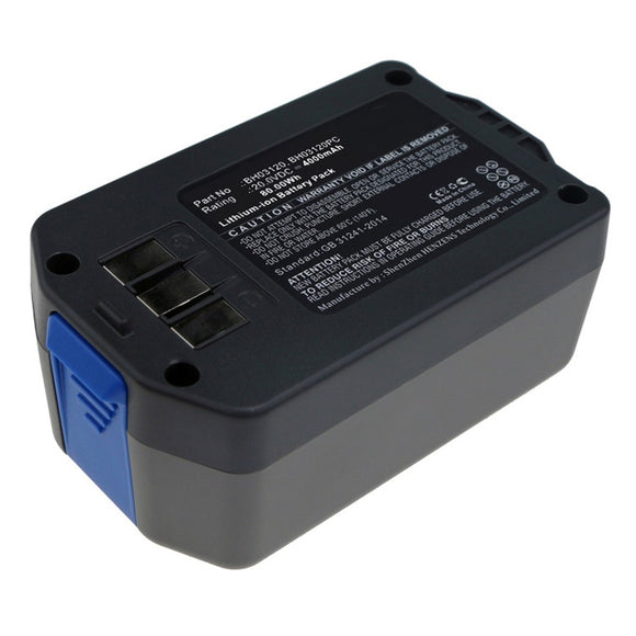 Batteries N Accessories BNA-WB-L8699 Vacuum Cleaner Battery - Li-ion, 20V, 4000mAh, Ultra High Capacity - Replacement for Hoover BH03120 Battery