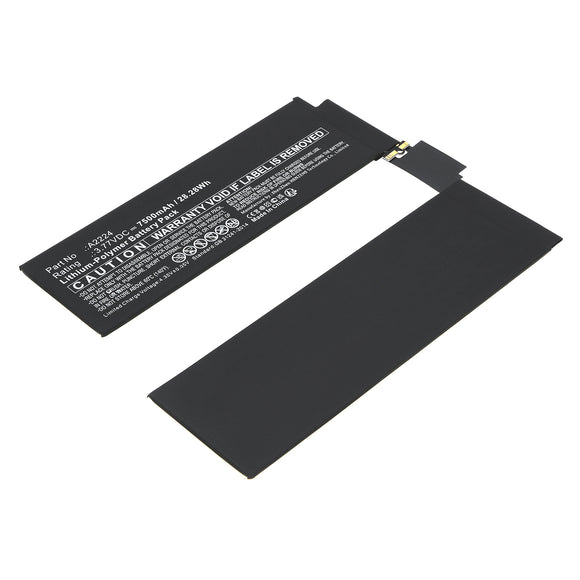 Batteries N Accessories BNA-WB-P17744 Computer Battery - Li-Pol, 3.77V, 7500mAh, Ultra High Capacity - Replacement for Apple A2224 Battery