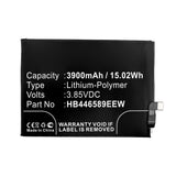 Batteries N Accessories BNA-WB-P12003 Cell Phone Battery - Li-Pol, 3.85V, 3900mAh, Ultra High Capacity - Replacement for Huawei HB446589EEW Battery