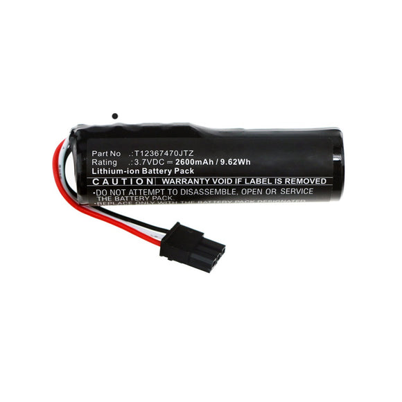 Batteries N Accessories BNA-WB-L12843 Speaker Battery - Li-ion, 3.7V, 2600mAh, Ultra High Capacity - Replacement for Logitech T12367470JTZ Battery