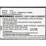 Batteries N Accessories BNA-WB-L8275 Cell Phone Battery - Li-ion, 3.8V, 2200mAh, Ultra High Capacity Battery - Replacement for Doogee HT7 Battery