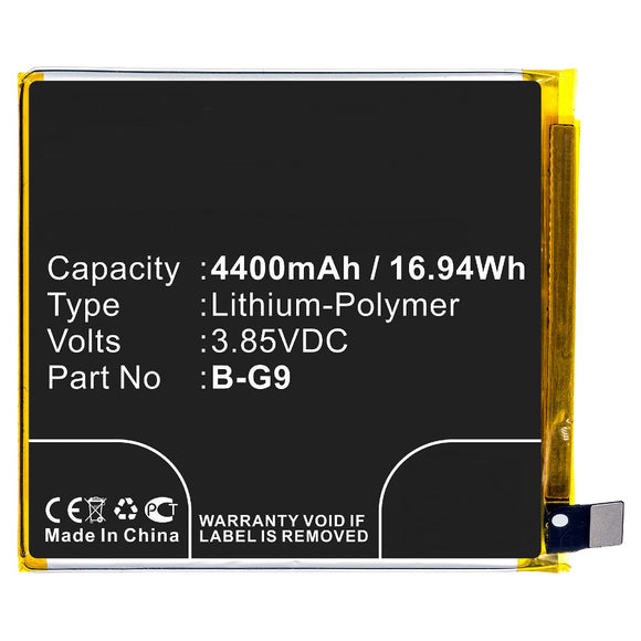Batteries N Accessories BNA-WB-P10174 Cell Phone Battery - Li-Pol, 3.85V, 4400mAh, Ultra High Capacity - Replacement for VIVO B-G9 Battery