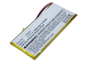 Batteries N Accessories BNA-WB-P10898 Player Battery - Li-Pol, 3.7V, 1600mAh, Ultra High Capacity - Replacement for Archos 100531 Battery