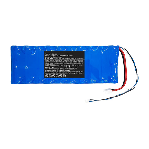 Batteries N Accessories BNA-WB-L15010 Equipment Battery - Li-ion, 7.4V, 13000mAh, Ultra High Capacity - Replacement for Promax CB-083 Battery