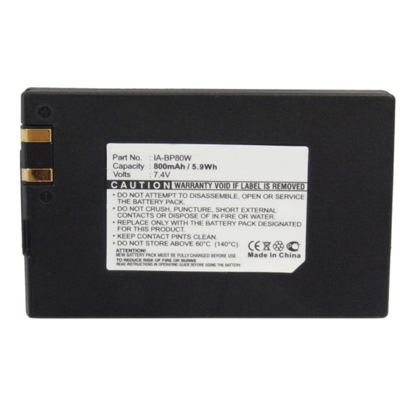 Batteries N Accessories BNA-WB-L9125 Digital Camera Battery - Li-ion, 7.4V, 800mAh, Ultra High Capacity - Replacement for Samsung IA-BP80W Battery