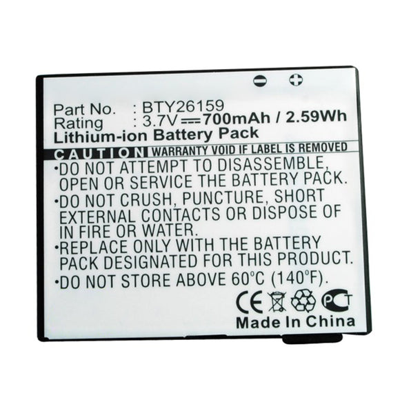 Batteries N Accessories BNA-WB-L14489 Cell Phone Battery - Li-ion, 3.7V, 700mAh, Ultra High Capacity - Replacement for Emporia BTY26159 Battery