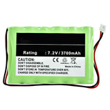Batteries N Accessories BNA-WB-H7102 Alarm System Battery - Ni-MH, 7.2V, 3700 mAh, Ultra High Capacity - Replacement for Honeywell 300-03866 Battery