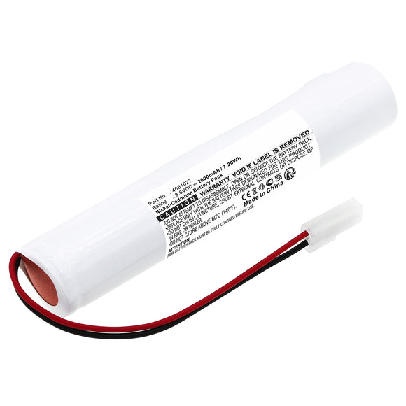 Batteries N Accessories BNA-WB-C18448 Emergency Lighting Battery - Ni-CD, 3.6V, 2000mAh, Ultra High Capacity - Replacement for Thorn 4681027 Battery