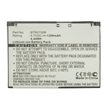 Batteries N Accessories BNA-WB-L15499 Cell Phone Battery - Li-ion, 3.7V, 1200mAh, Ultra High Capacity - Replacement for AT&T BTR5700B Battery