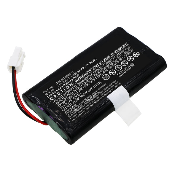 Batteries N Accessories BNA-WB-L18226 Vacuum Cleaner Battery - Li-ion, 14.8V, 5200mAh, Ultra High Capacity - Replacement for Rowenta RS-RT900817 Battery