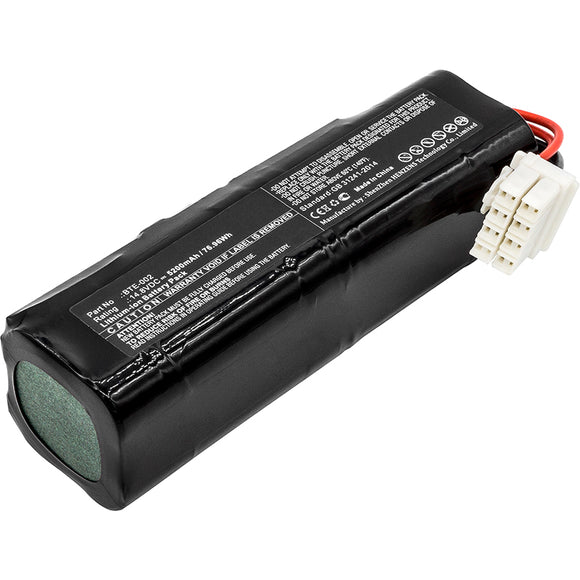 Batteries N Accessories BNA-WB-L11327 Medical Battery - Li-ion, 14.8V, 5200mAh, Ultra High Capacity - Replacement for Fukuda BTE-002 Battery
