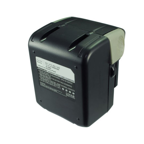 Batteries N Accessories BNA-WB-L11899 Power Tool Battery - Li-ion, 14.4V, 3000mAh, Ultra High Capacity - Replacement for Hitachi BSL 1415 Battery