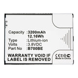 Batteries N Accessories BNA-WB-L13044 Cell Phone Battery - Li-ion, 3.8V, 3200mAh, Ultra High Capacity - Replacement for Samsung EB-BT255BBC Battery