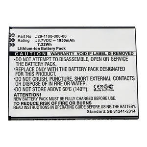 Batteries N Accessories BNA-WB-L13974 Cell Phone Battery - Li-ion, 3.7V, 1950mAh, Ultra High Capacity - Replacement for Ulefone 29-1100-000-00 Battery