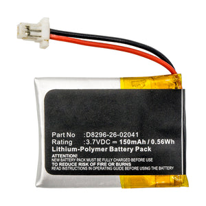 Batteries N Accessories BNA-WB-P14927 CMOS/BIOS Battery - Li-Pol, 3.7V, 150mAh, Ultra High Capacity - Replacement for Opticon D8296-26-02041 Battery