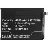 Batteries N Accessories BNA-WB-P9878 Cell Phone Battery - Li-Pol, 3.85V, 4600mAh, Ultra High Capacity - Replacement for Asus C11P1806 Battery