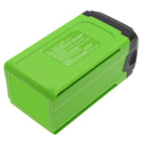 Batteries N Accessories BNA-WB-L17649 Gardening Tools Battery - Li-ion, 40V, 3000mAh, Ultra High Capacity - Replacement for GreenWorks GWG40B2 Battery