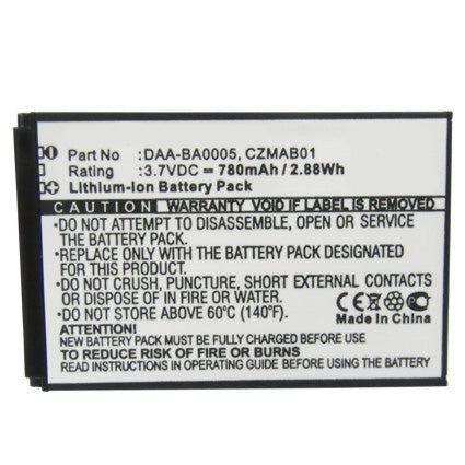 Batteries N Accessories BNA-WB-L8826-PL Player Battery - Li-ion, 3.7V, 780mAh, Ultra High Capacity - Replacement for Creative BA20603R69900 Battery