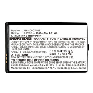 Batteries N Accessories BNA-WB-L17741 Cell Phone Battery - Li-ion, 3.7V, 1300mAh, Ultra High Capacity - Replacement for Philips AB1400DWMT Battery